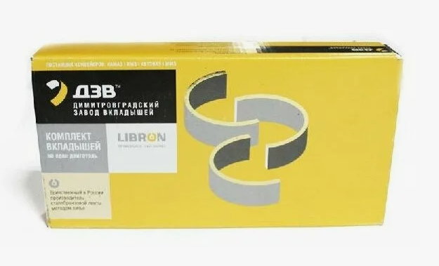 вкладыши Р2 кор. (109.5мм) ЯМЗ-238 "ДЗВ" кт.
